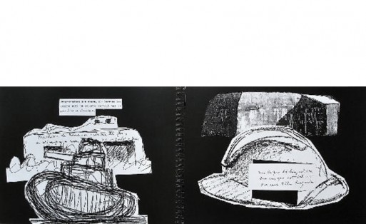 30 collages de Pierre Buraglio - Textes de Hubert Lucot - Impression éditions La Sétérée - 2009
