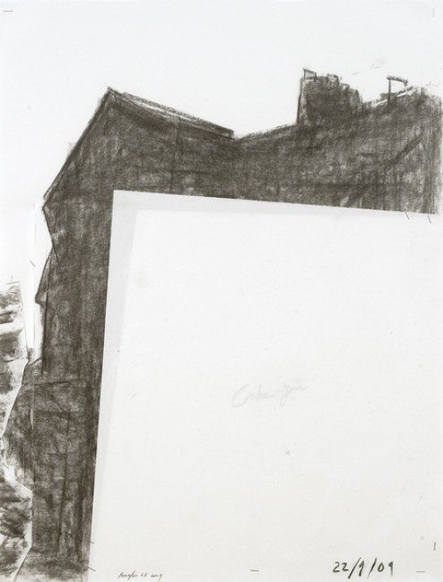 « Rafistolage ... Contre-jour » 2009 - pastel sur papier 64,5 x 49 cm